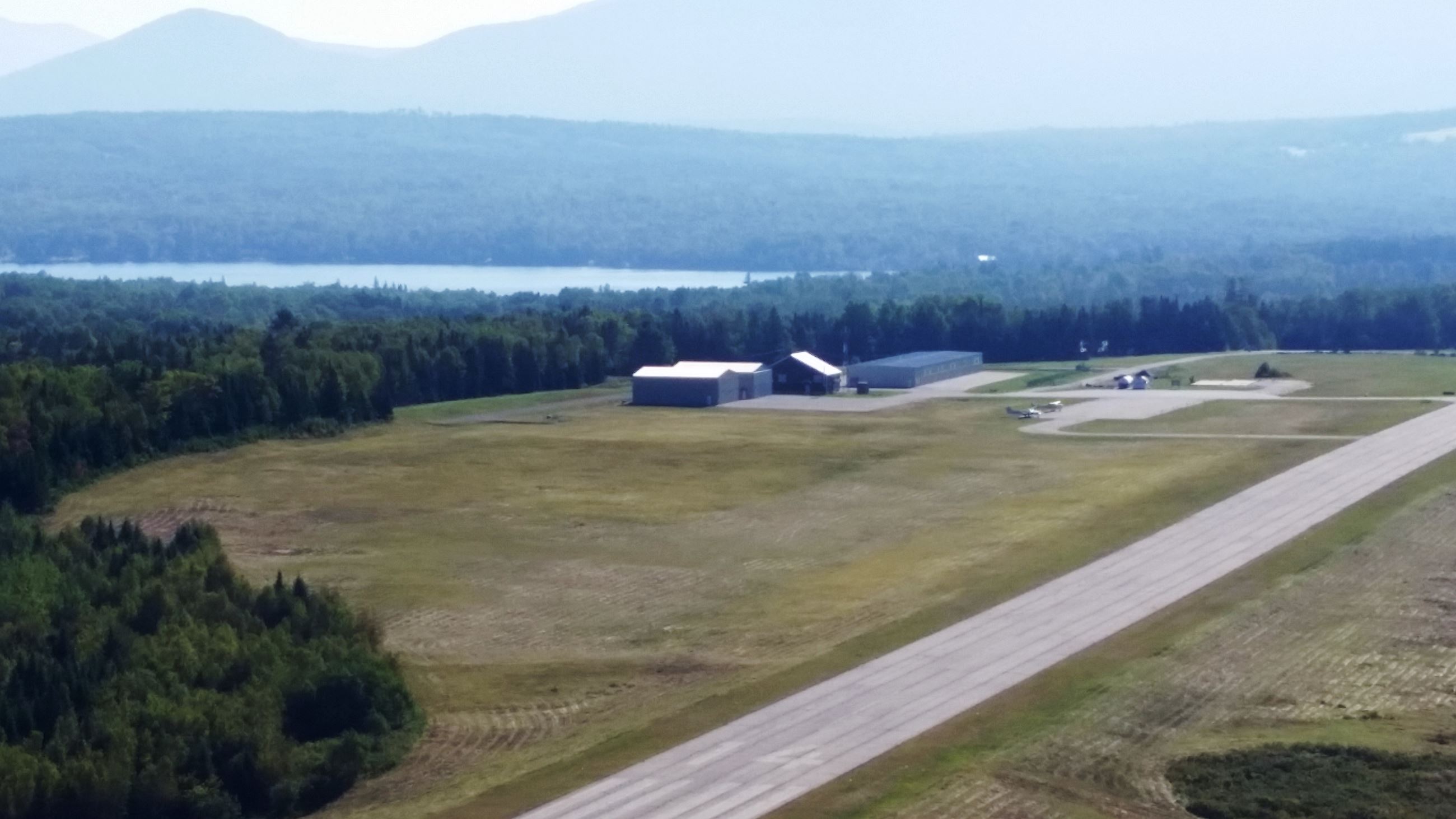 Hangars at the municipal airport